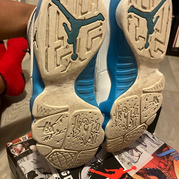 Jordan 9 Retro "Powder Blue" trainers in great condition - Picture 7 of 7
